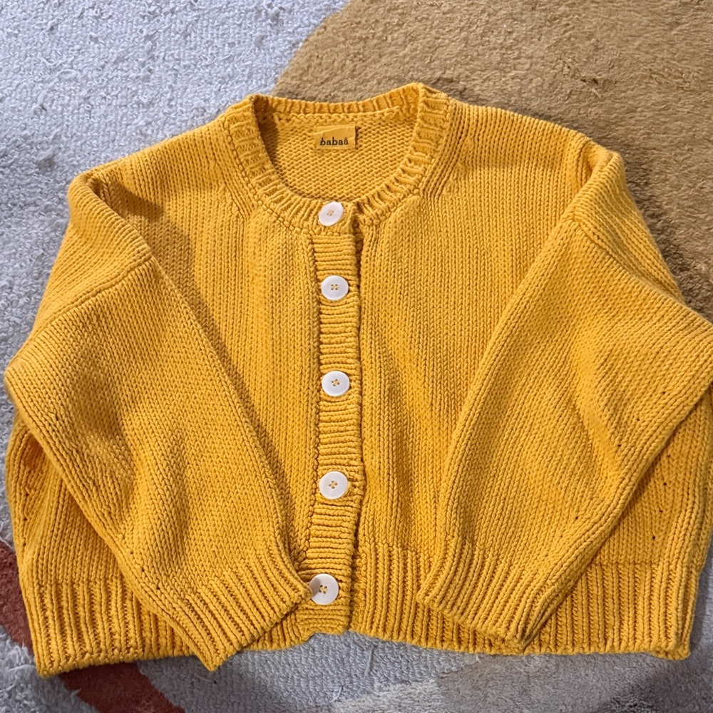 Babaa Cardigan No 14 Alphonso Mango